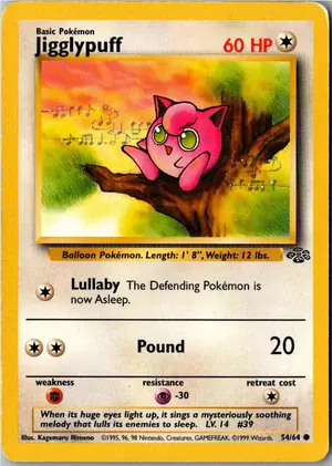 Jigglypuff Pummeluff Exemplar 4,95 €