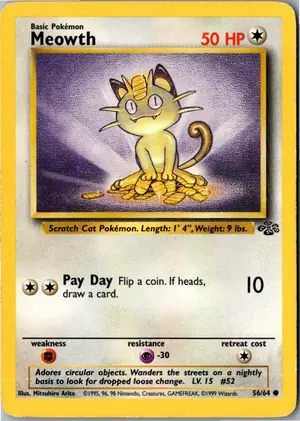 Meowth Mauzi Exemplar 2,95 €