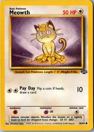 Meowth Mauzi Exemplar 2,95 €