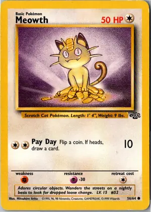Meowth Mauzi Exemplar 2,95 €