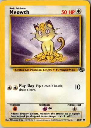 Meowth Mauzi Exemplar 2,95 €
