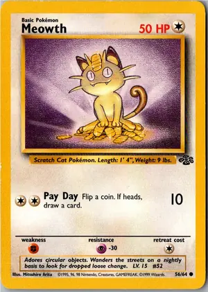 Meowth Mauzi Exemplar 2,95 €