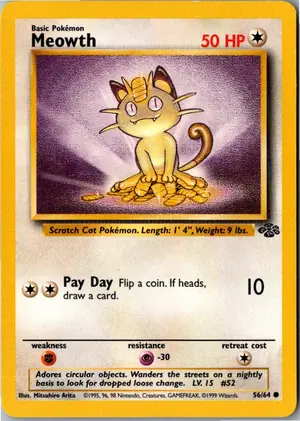 Meowth Mauzi Exemplar 2,95 €