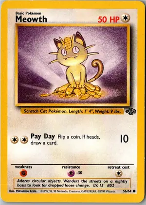 Meowth Mauzi Exemplar 2,95 €