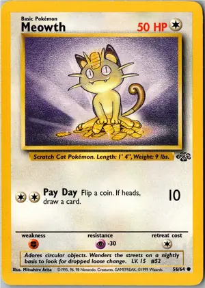 Meowth Mauzi Exemplar 2,95 €