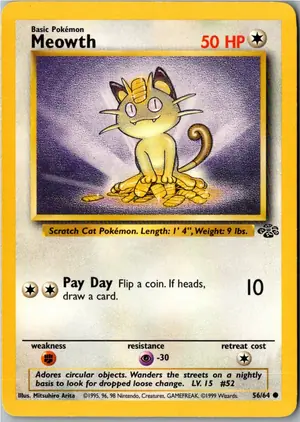 Meowth Mauzi Exemplar 2,95 €