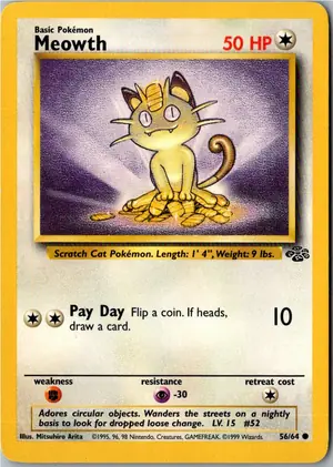 Meowth Mauzi Exemplar 2,95 €