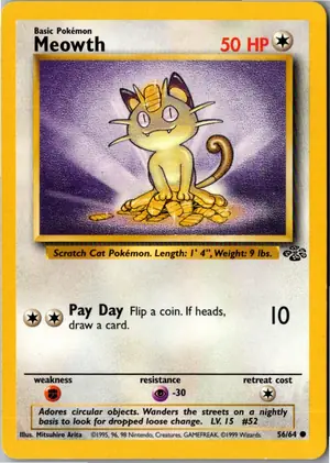 Meowth Mauzi Exemplar 2,95 €
