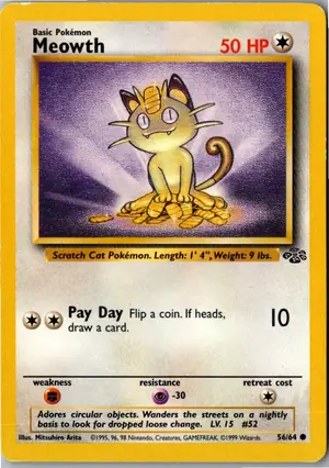 Meowth Mauzi Exemplar 2,95 €