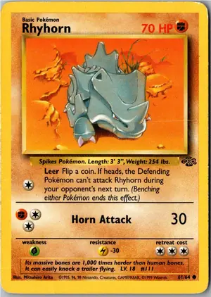 Rhyhorn Rihorn Exemplar 3,25 €