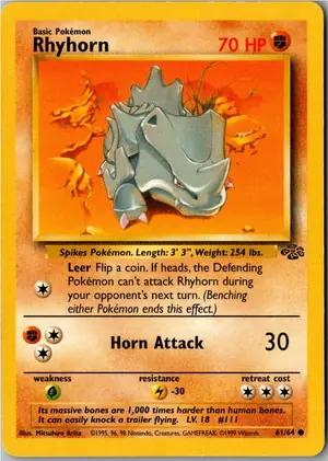 Rhyhorn Rihorn Exemplar 3,25 €