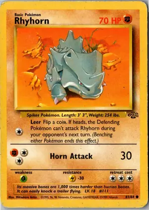 Rhyhorn Rihorn Exemplar 3,25 €