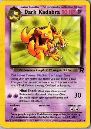 Dark Kadabra Dunkles Kadabra Exemplar 3,95 €