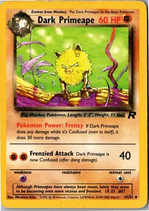 Dark Primeape Dunkles Rasaff Exemplar 2,95 €