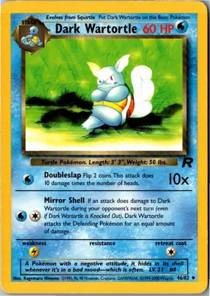 Dark Wartortle Dunkles Schillok Exemplar 4,95 €