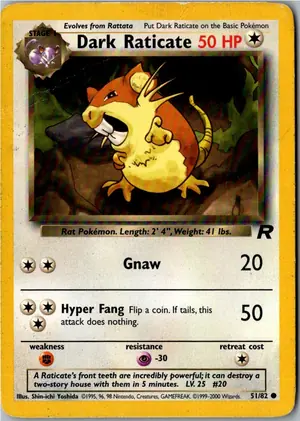 Dark Raticate Dunkles Rattikarl Exemplar 3,95 €