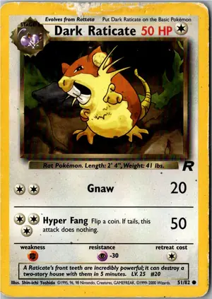 Dark Raticate Dunkles Rattikarl Exemplar 3,95 €