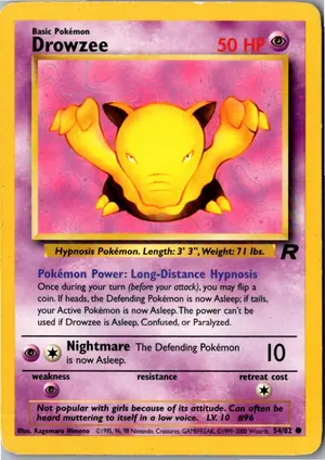 Drowzee Traumato Exemplar 2,95 €