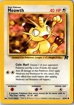 Meowth Mauzi Exemplar 2,95 €