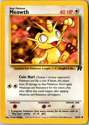 Meowth Mauzi Exemplar 2,95 €