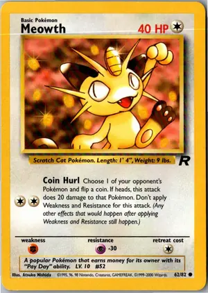 Meowth Mauzi Exemplar 2,95 €