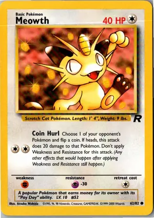 Meowth Mauzi Exemplar 2,95 €