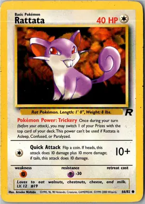 Rattata Rattfratz Exemplar 2,95 €