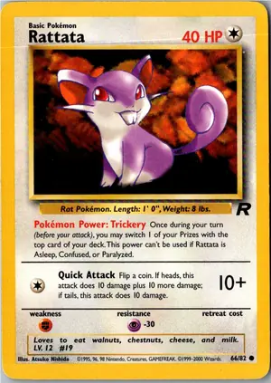 Rattata Rattfratz Exemplar 2,95 €