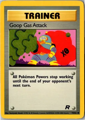Pokémon-Karte Goop Gas Attack Uhu-Gasangriff 78/82 Team Rocket