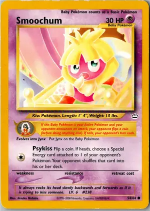 Smoochum Kussilla Exemplar 3,95 €