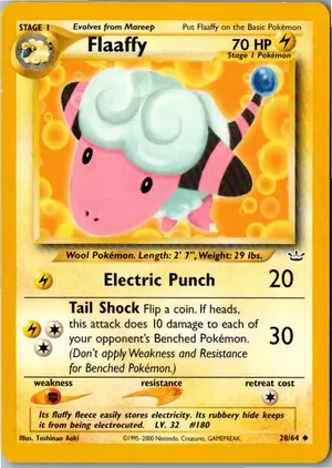 Pokémon-Karte Flaaffy Waaty 28/64 Neo Revelation