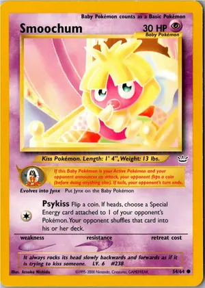 Smoochum Kussilla Exemplar 3,95 €