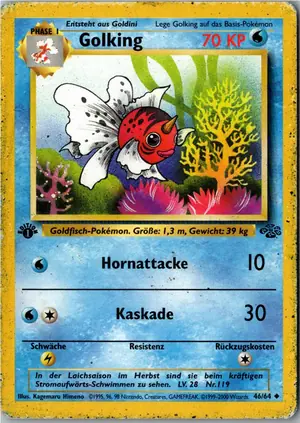 Pokémon-Karte Golking 46/64 Dschungel