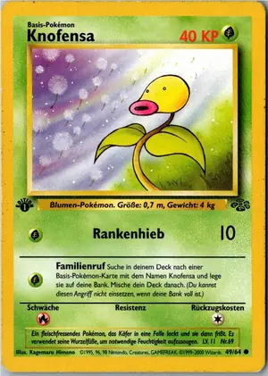 Pokémon-Karte Knofensa 49/64 Dschungel