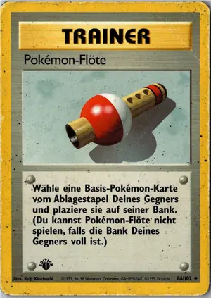 Pokémon-Karte Pokémon-Flöte 86/102 Grundset