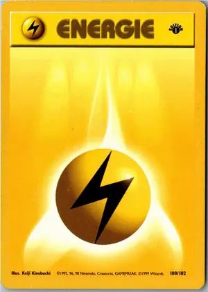 Pokémon-Karte Elektro Energie 100/102 Grundset