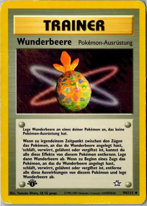 Pokémon-Karte Wunderbeere 94/111 Neo Genesis
