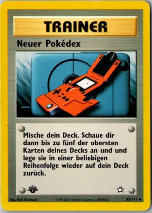 Pokémon-Karte Neuer Pokedex 95/111 Neo Genesis