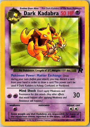 Dark Kadabra Dunkles Kadabra Exemplar 3,95 €