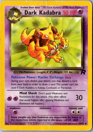Dark Kadabra Dunkles Kadabra Exemplar 3,95 €