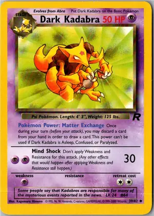 Dark Kadabra Dunkles Kadabra Exemplar 3,95 €