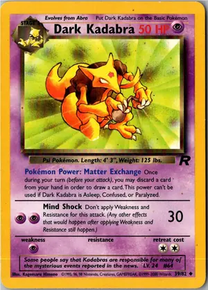 Dark Kadabra Dunkles Kadabra Exemplar 3,95 €