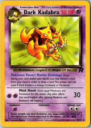 Dark Kadabra Dunkles Kadabra Exemplar 3,95 €