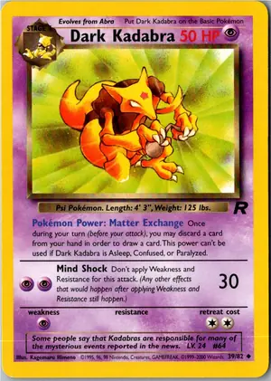 Dark Kadabra Dunkles Kadabra Exemplar 3,95 €