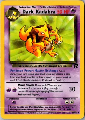 Dark Kadabra Dunkles Kadabra Exemplar 3,95 €