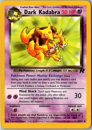 Dark Kadabra Dunkles Kadabra Exemplar 3,95 €