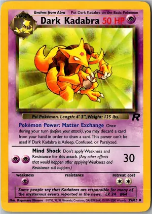Dark Kadabra Dunkles Kadabra Exemplar 3,95 €