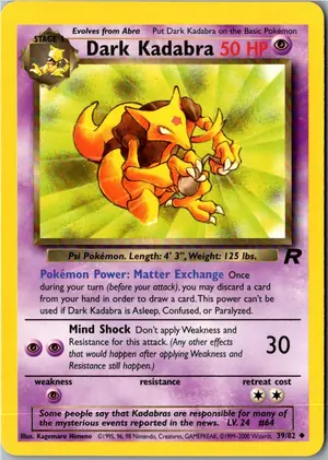 Dark Kadabra Dunkles Kadabra Exemplar 3,95 €