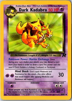 Dark Kadabra Dunkles Kadabra Exemplar 3,95 €