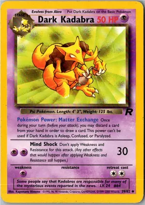 Dark Kadabra Dunkles Kadabra Exemplar 3,95 €